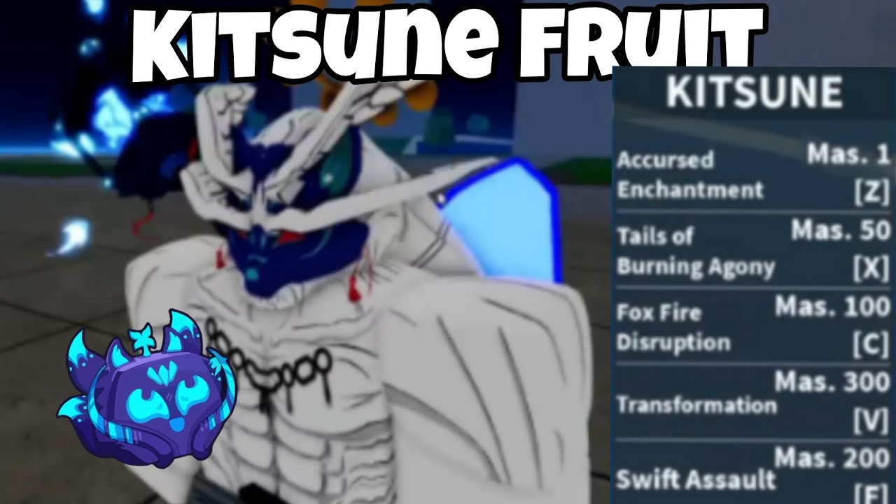 NEW Kitsune Fruit and Fox Lamp FULL SHOWCASE! Blox Fruits Update 21 Kitsune Fruit Showcase
