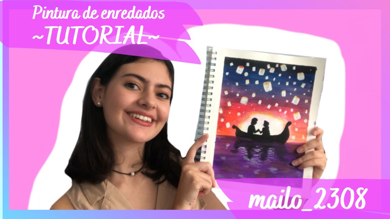 PINTURA ENREDADOS |TUTORIAL FACIL| mailo_2308