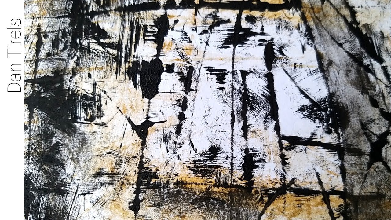 2 colour monoprinting with oil paint and recycled materials