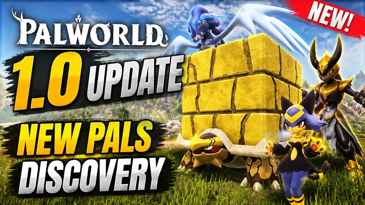 Palworld 1.0 Update: Discovering ALL NEW Pals! 🐉🔥 Gameplay & First Look
