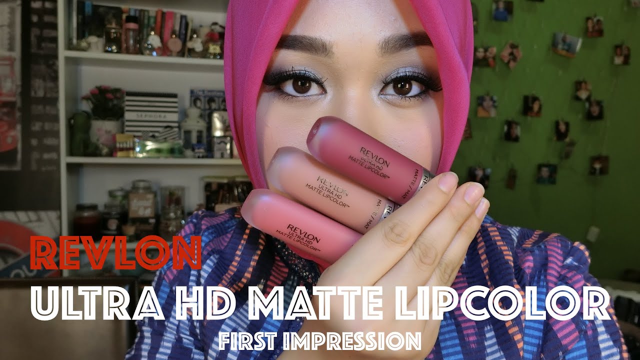 Revlon Ultra HD Matte Lip Color | First Impression | MakeupbyFatya