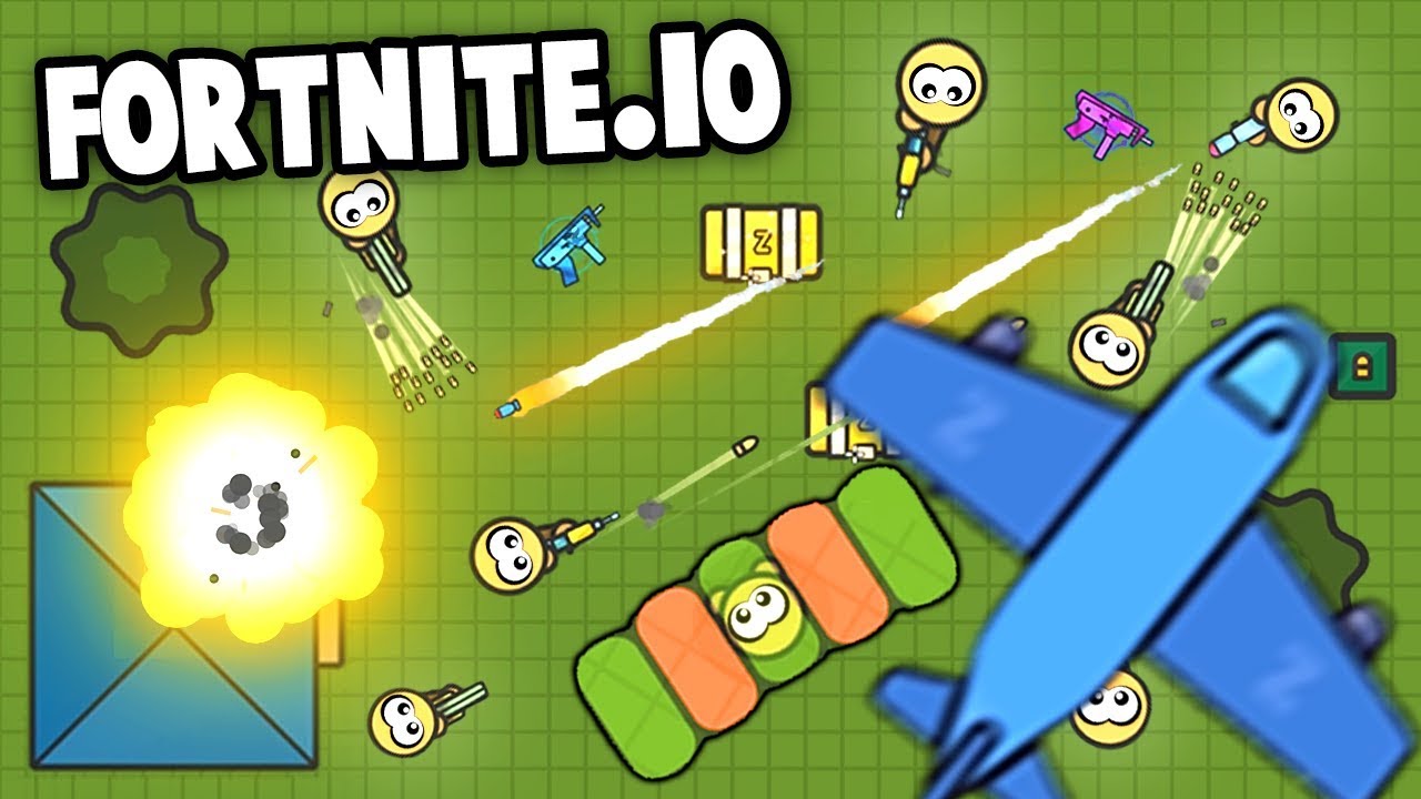 NEW Battle Royale Game!  LEGENDARY SCAR Victory in Fortnite.io (ZombsRoyale.io Gameplay)