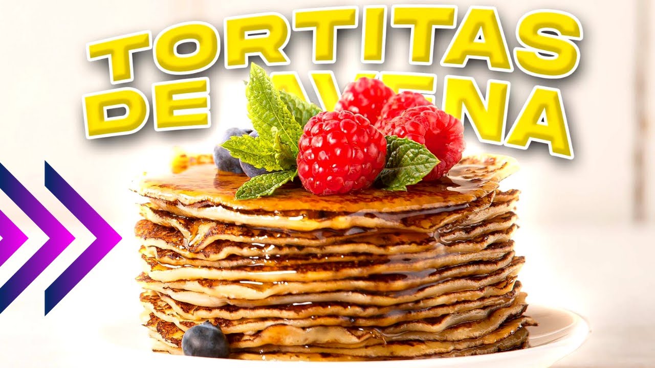 🤤 Las MEJORES TORTITAS de AVENA 😍 RECETA FÁCIL EN 5 MIN !!