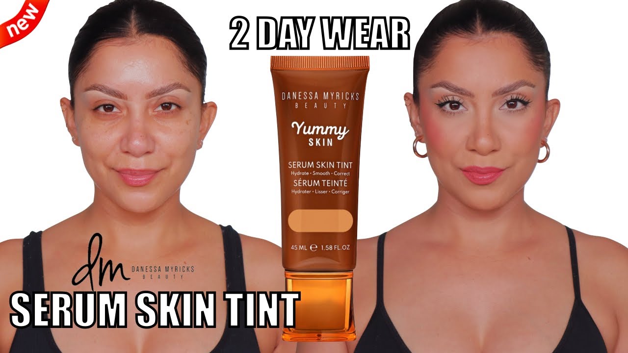 2 дня стойкости *новинка* DANESSA MYRICKS YUMMY SMOOTHING SKIN SERUM SKIN TINT *для жирной кожи* ...