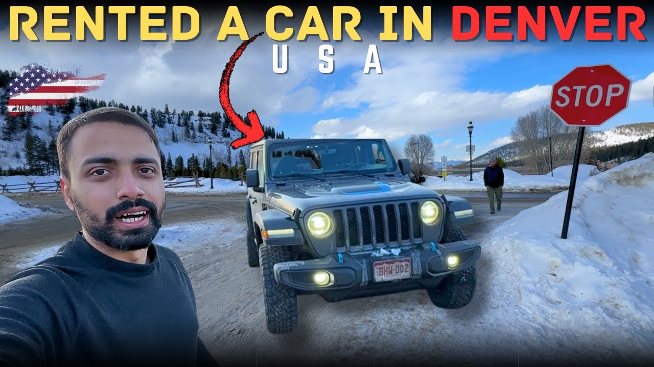 Driving 4x4 Jeep in SNOW : Denver, USA 🇺🇸