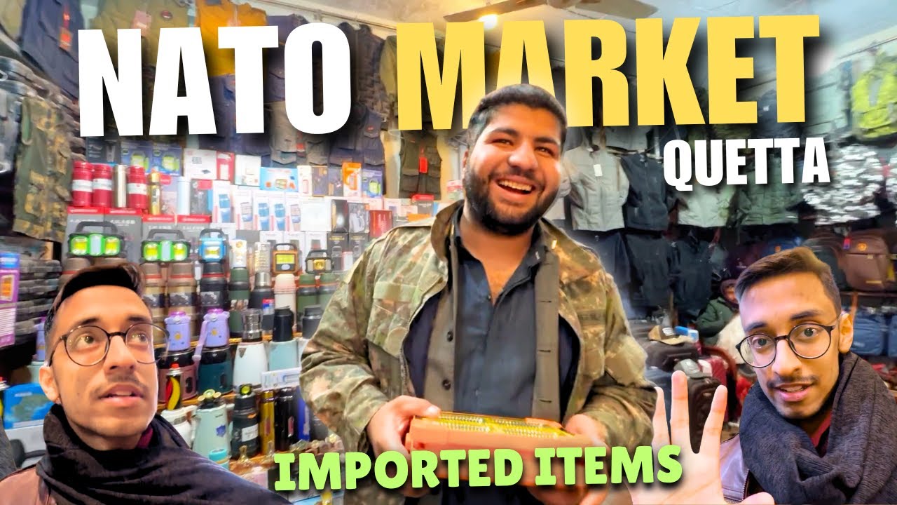 Shopping In NATO Market Quetta