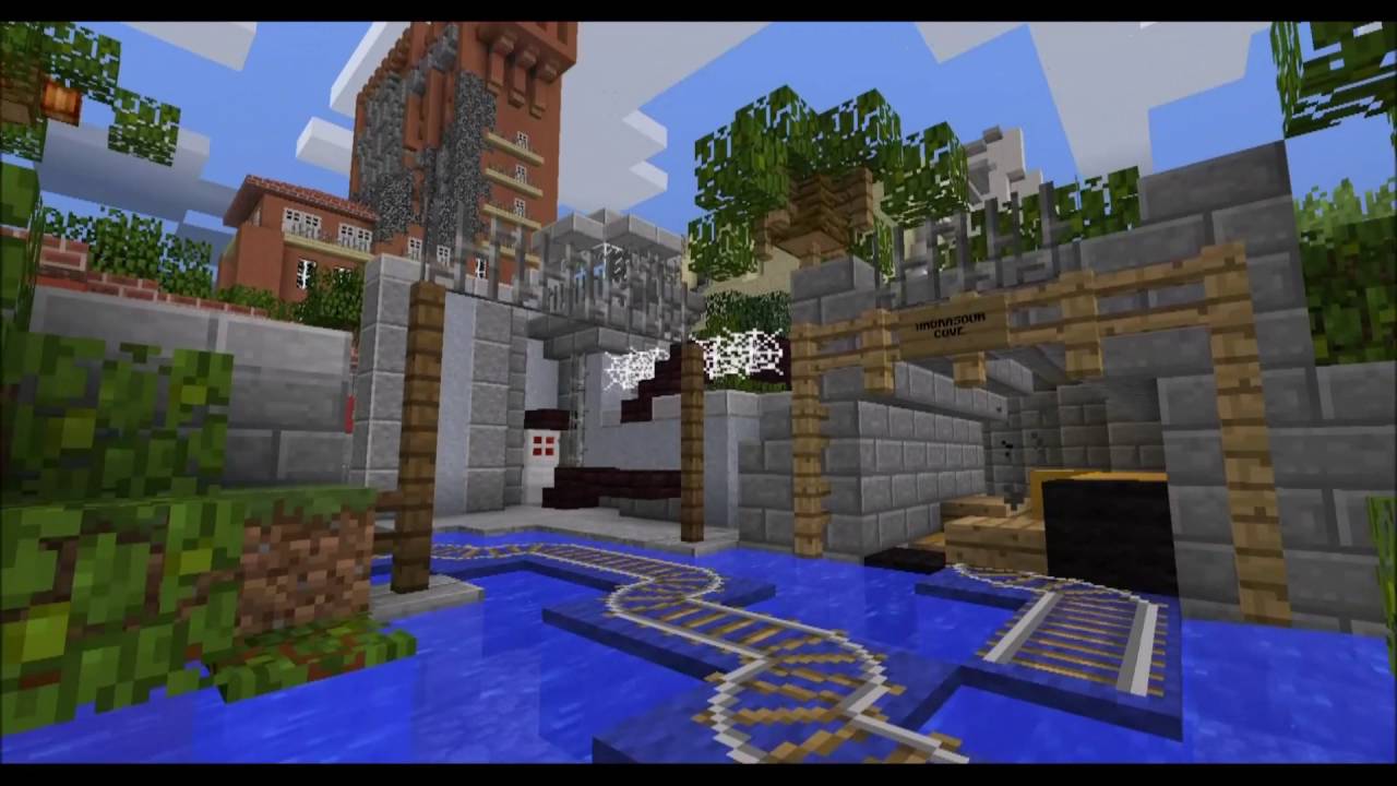 Minecraft - Jurassic Park Ride Replica V2