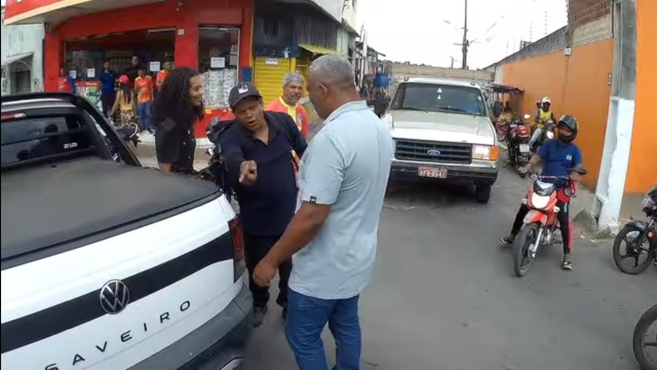 Confusão no trânsito de arapiraca Alagoas 