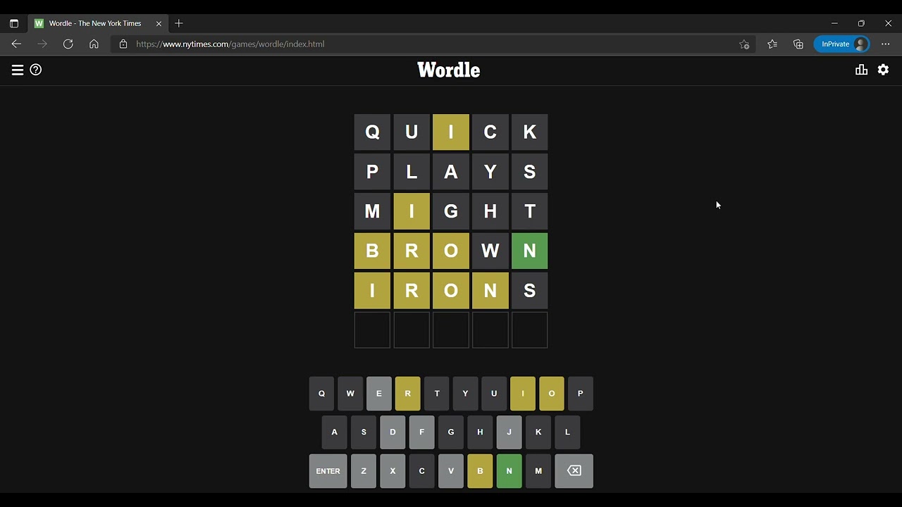 Wordle Solution Today