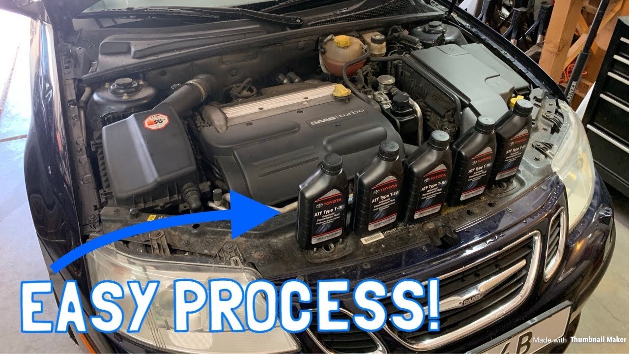 2003+ Saab 9-3 2.0T Automatic Transmission Fluid Change