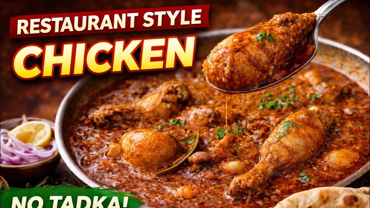 Restaurant Style Chicken Curry Recipe | Dhaba Jaisa Chicken Ghar Par | Special Chicken Masala