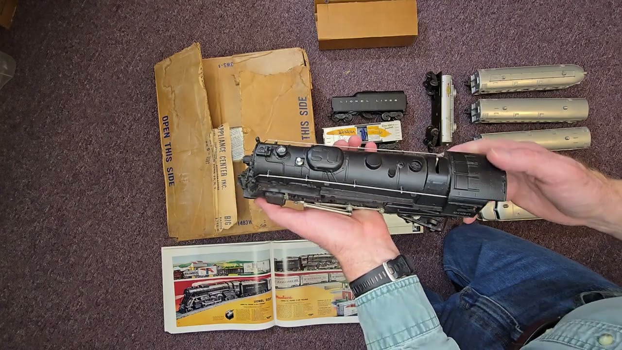 Сегодня я приобрел два послевоенных набора Lionel — 1483WS и 1464W. #lionel #поезда #железнаядорога