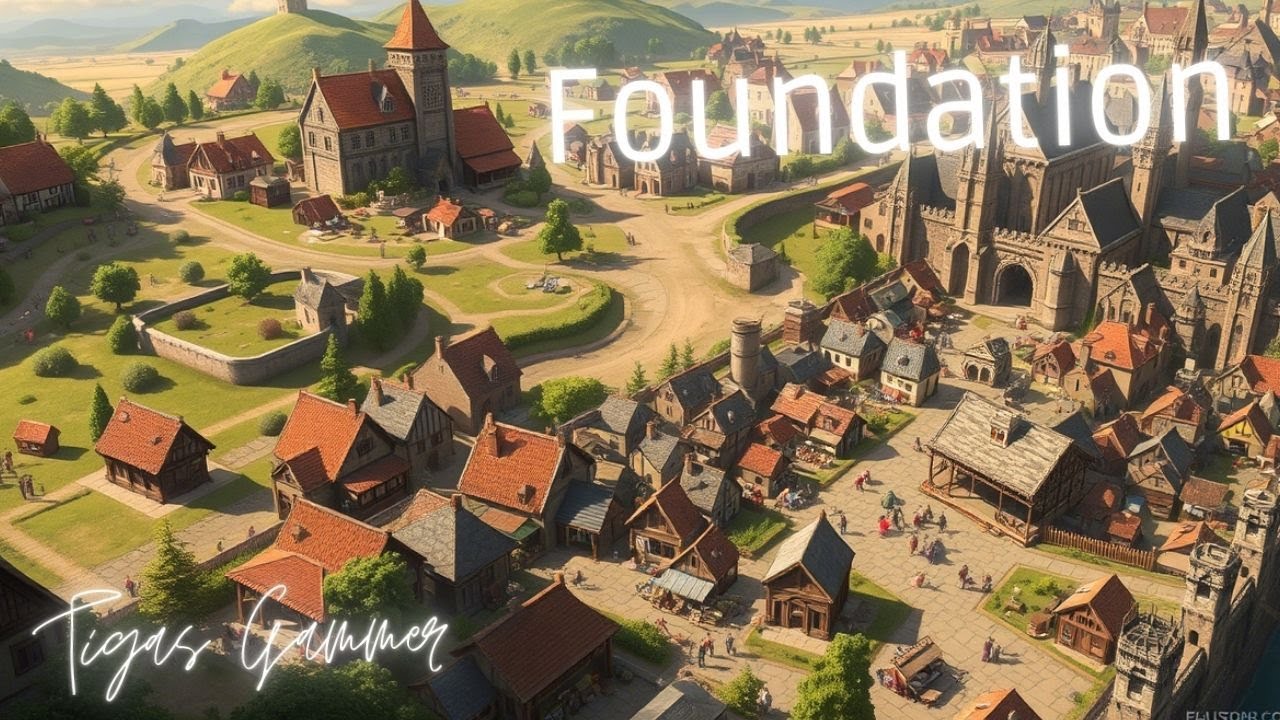Vem Conhecer - Foundation - Será que Eu Consigo Criar uma Civilização Poderosa? 💪🏰-  🇵🇹 🇧🇷