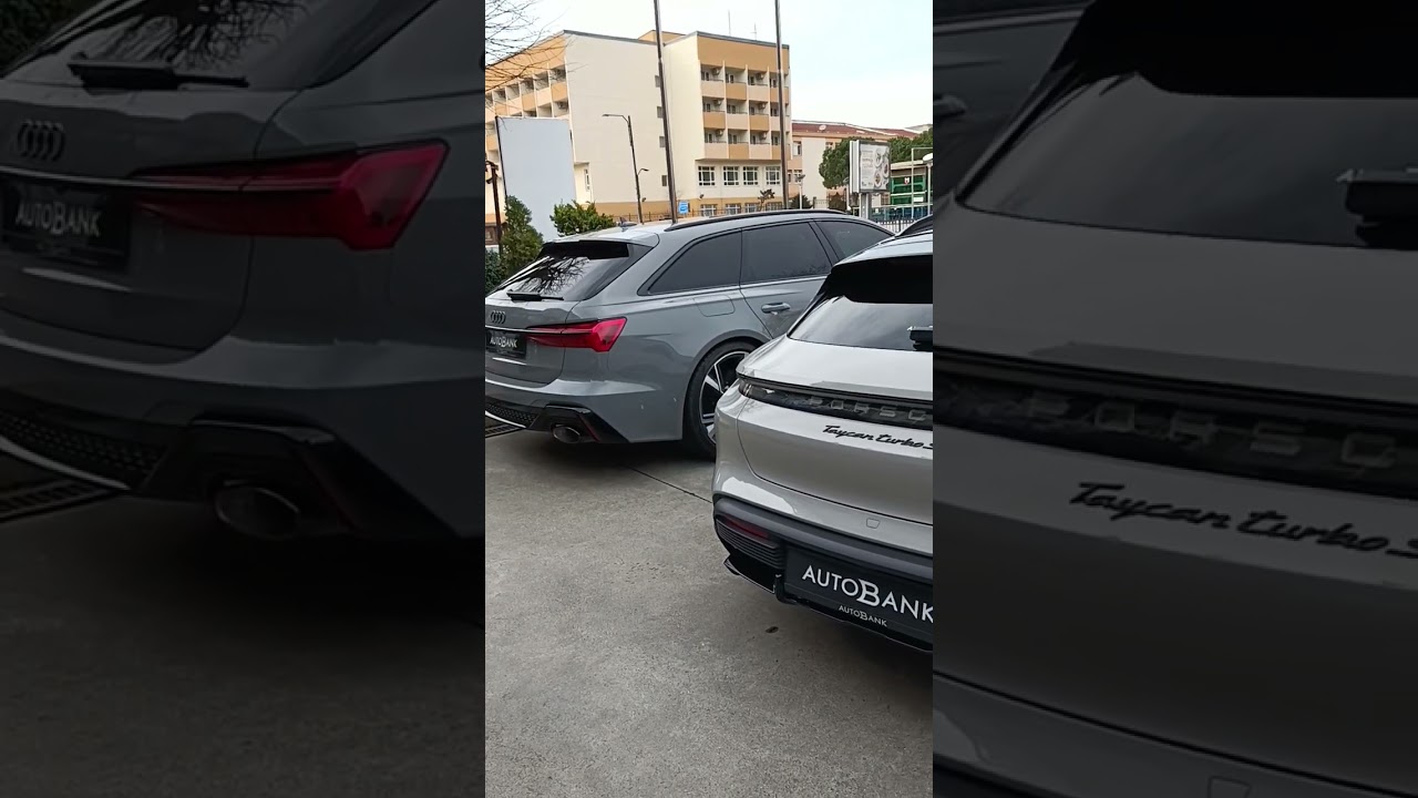 RS6 or Taycan Turbo S? #Audi #Porsche #Shorts