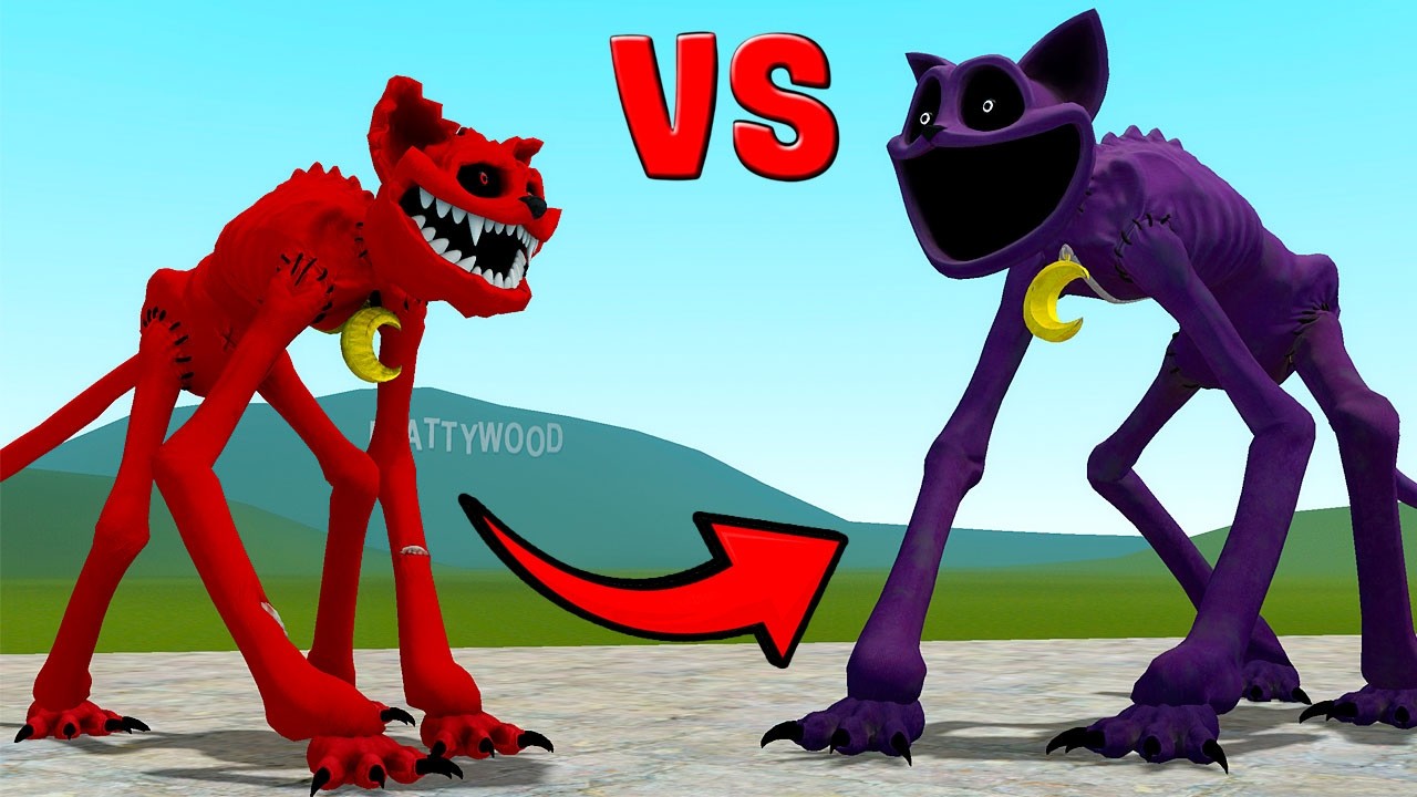 WHO IS STRONGER: NIGHTMARE CATNAP OR CATNAP POPPY PLAYTIME In Garry's Mod!