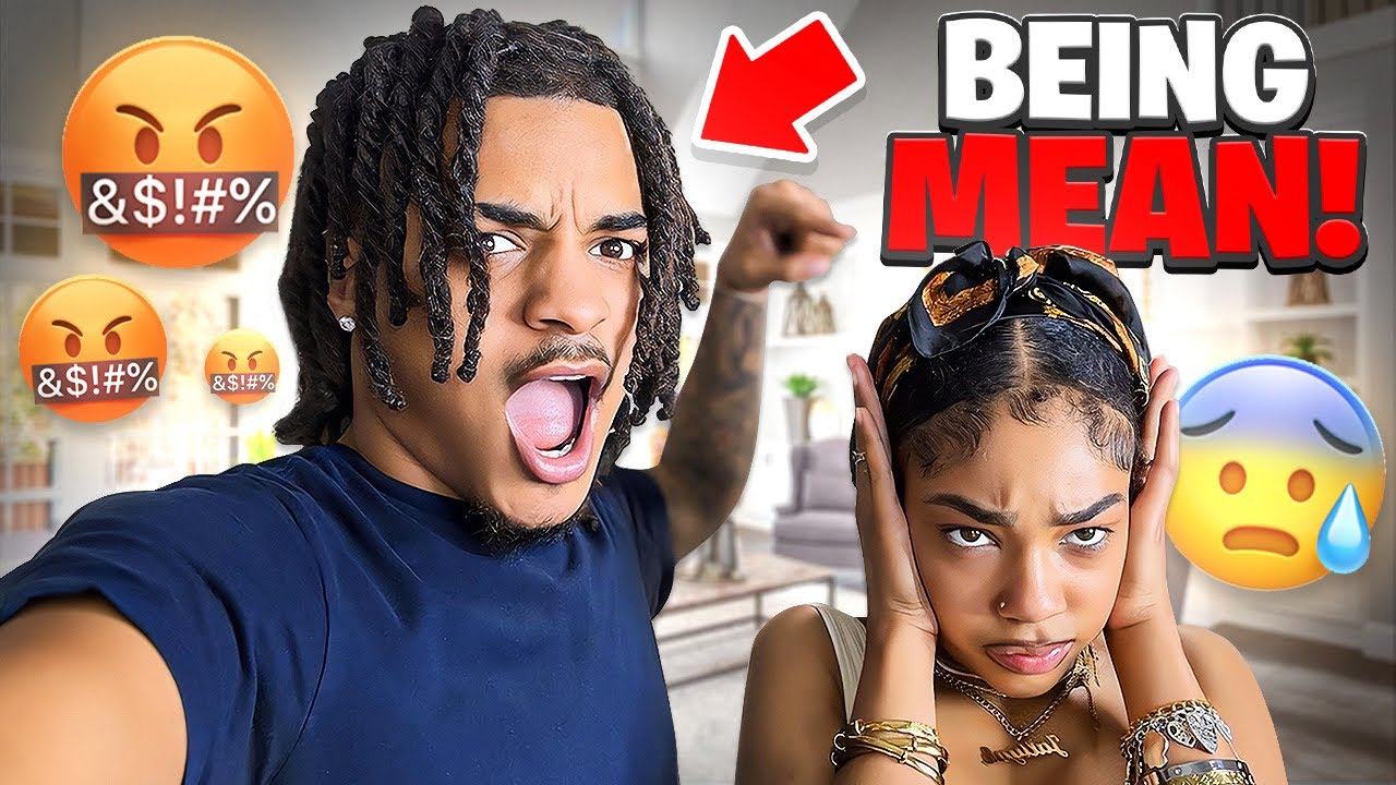 BEING MEAN TO JALIYAH FOR 24 HOURS PRANK😬*SHE CRIED*😢