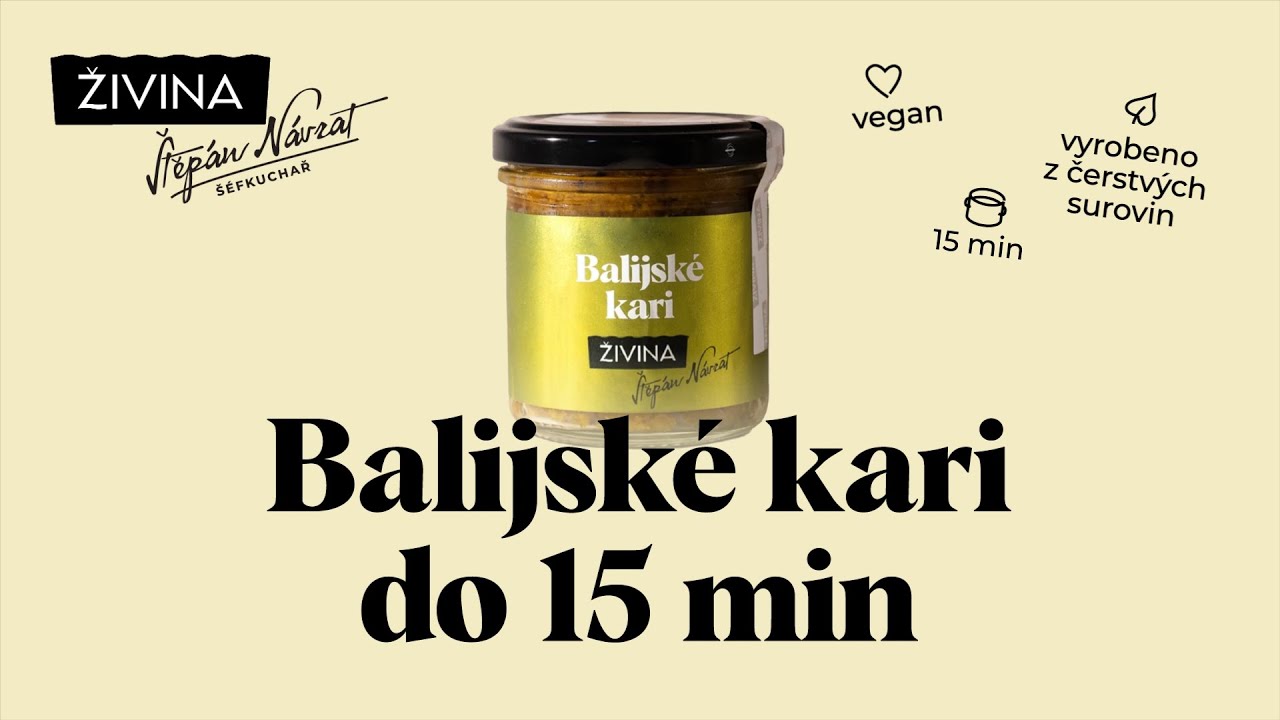 Živina:  Balijské kari do 15 minut 🧡 🍛  |  Mistrem asijské kuchyně