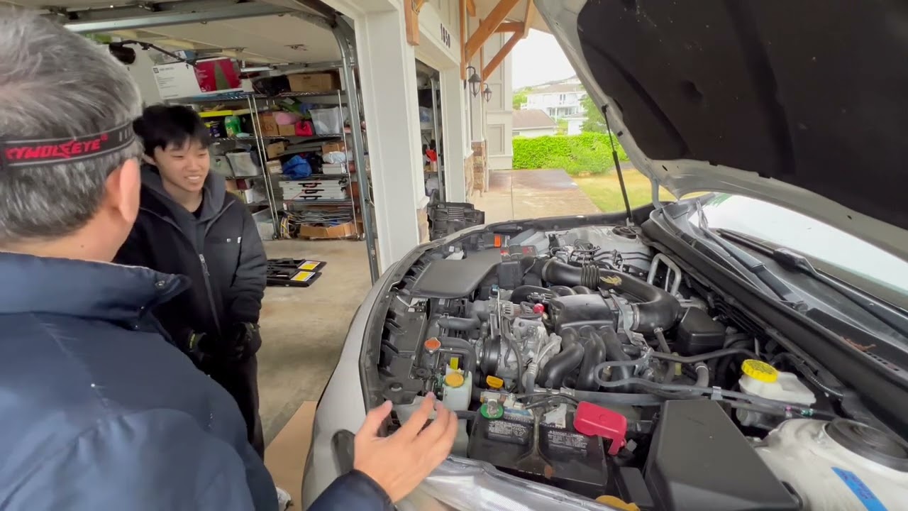 2017 Subaru Outback 3.6R oil change, install Fumoto valve