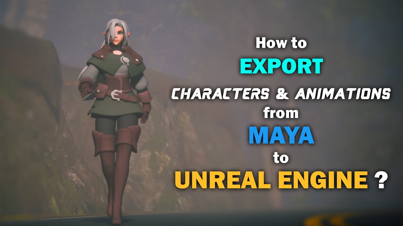 How to Export Animation from Maya to Unreal | Ajeet Singh Animations |