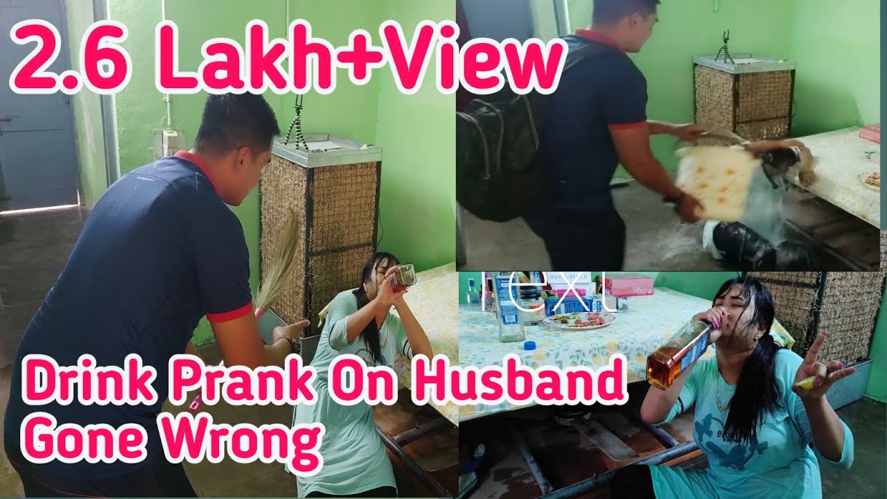 Drunk Prank On Husband Gone Wrong/Mayam Ngasidi Khubak Ama Chare #manipuriyoutuber #rj_couple