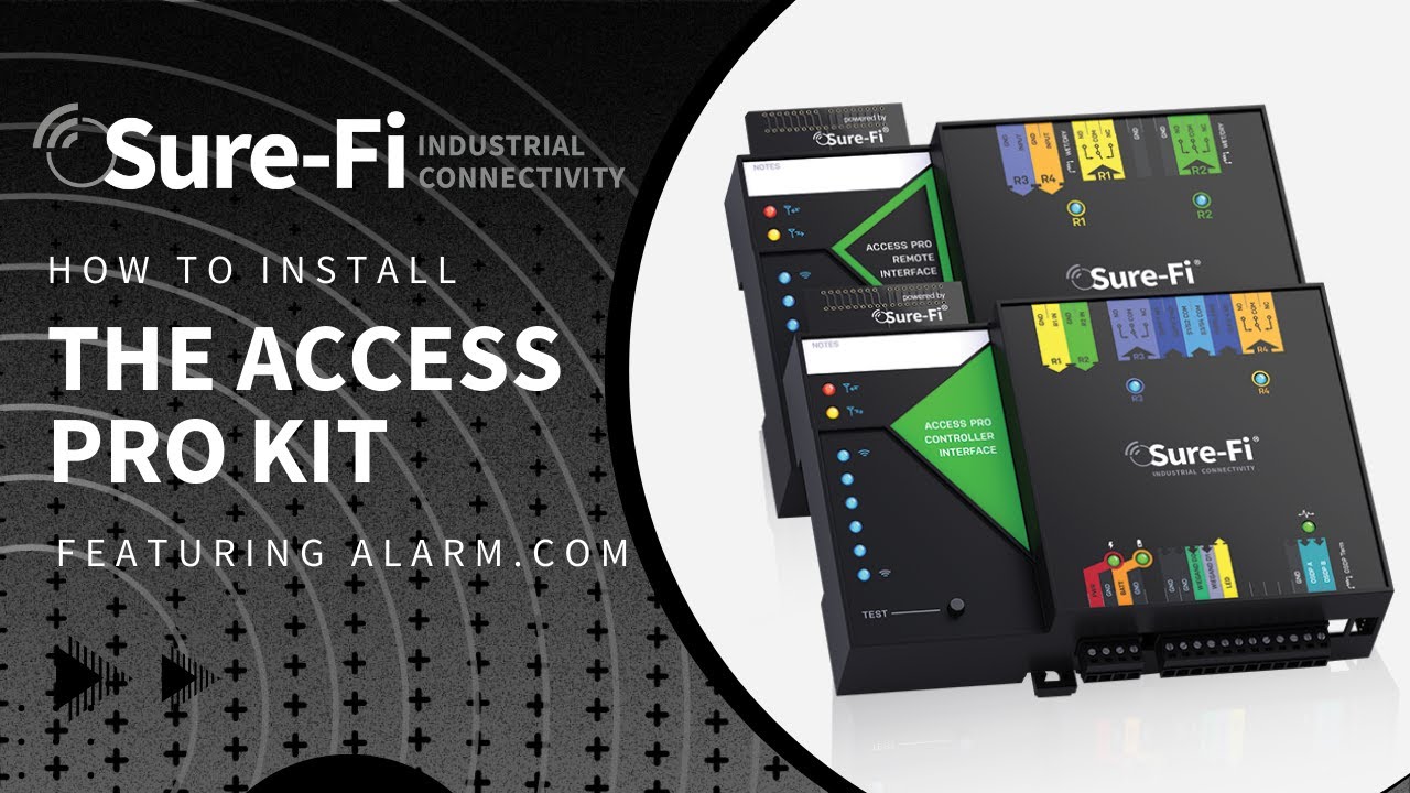 How to Install Sure-Fi's Access Pro Kit - Ft. Alarm.com