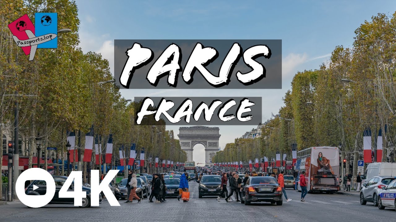 Top tourist attractions in Paris - France 4K