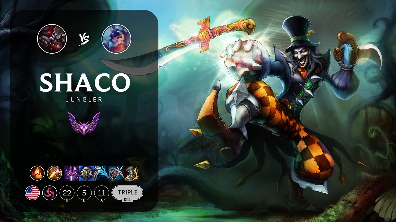 Shaco Jungle vs Nunu & Willump - NA Master Patch 14.7