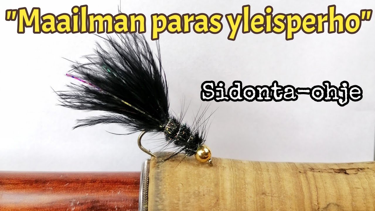 Musta Leetch Sidontaohje | Perhonsidonta
