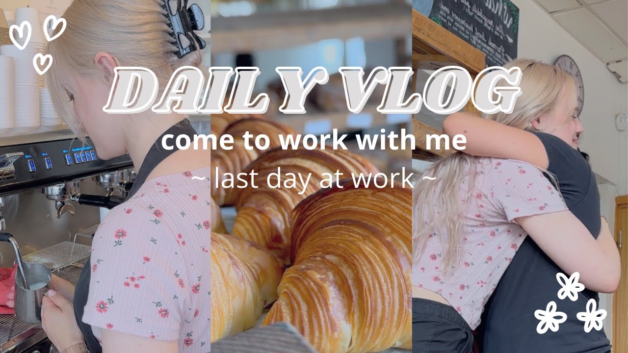 come to work with me ☕️ last day at real french cafe & patisserie in cambridge, uk 🧁