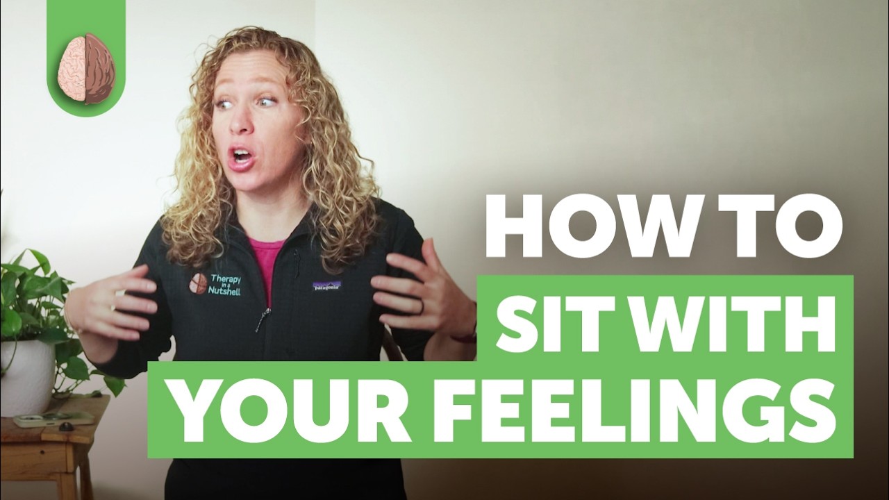How to actually sit with your feelings - Emotional Regulation 1/30