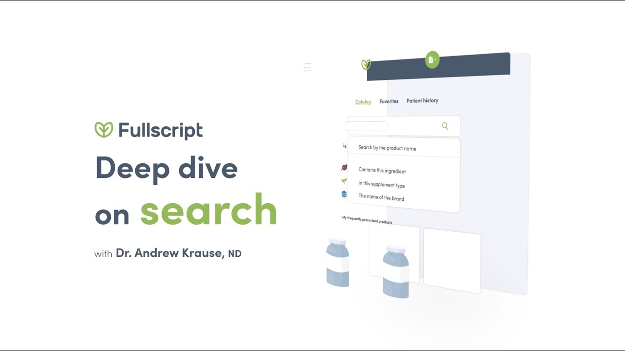 A closer look at the new product search from Fullscript