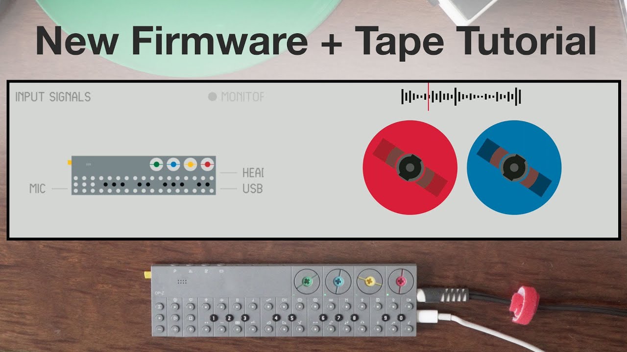 New OP-Z Firmware for Audio Inputs + Tape Tutorial - Teenage Engineering