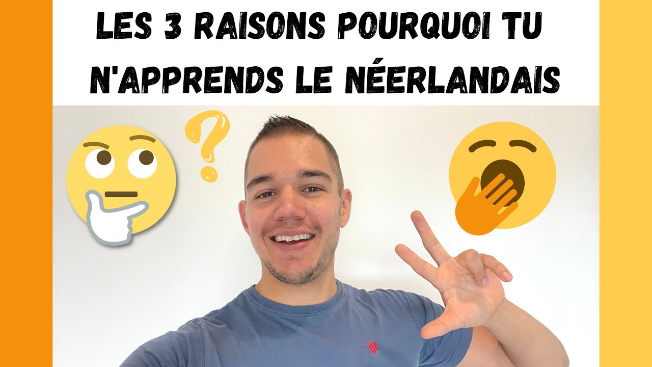 Les 3 raisons pourquoi tu n'apprends pas le néerlandais