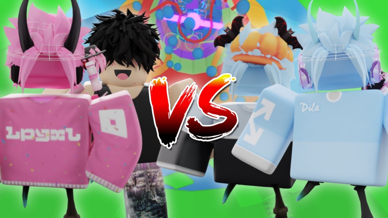 PyxlZen & Dilaboy vs EDVIN & Lpyxl Race in Tower of Hell!