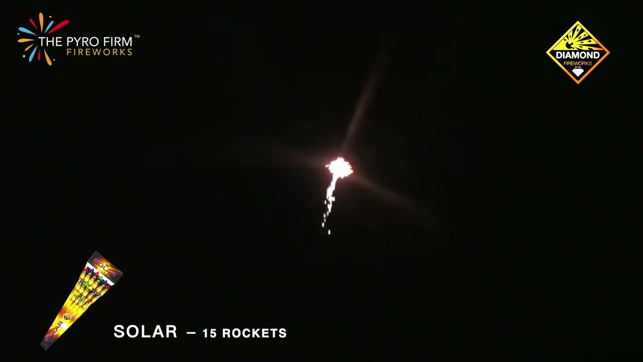 SOLAR ROCKETS 15PK BY DIAMOND FIREWORKS - @THEPYROFIRMFIREWORKS
