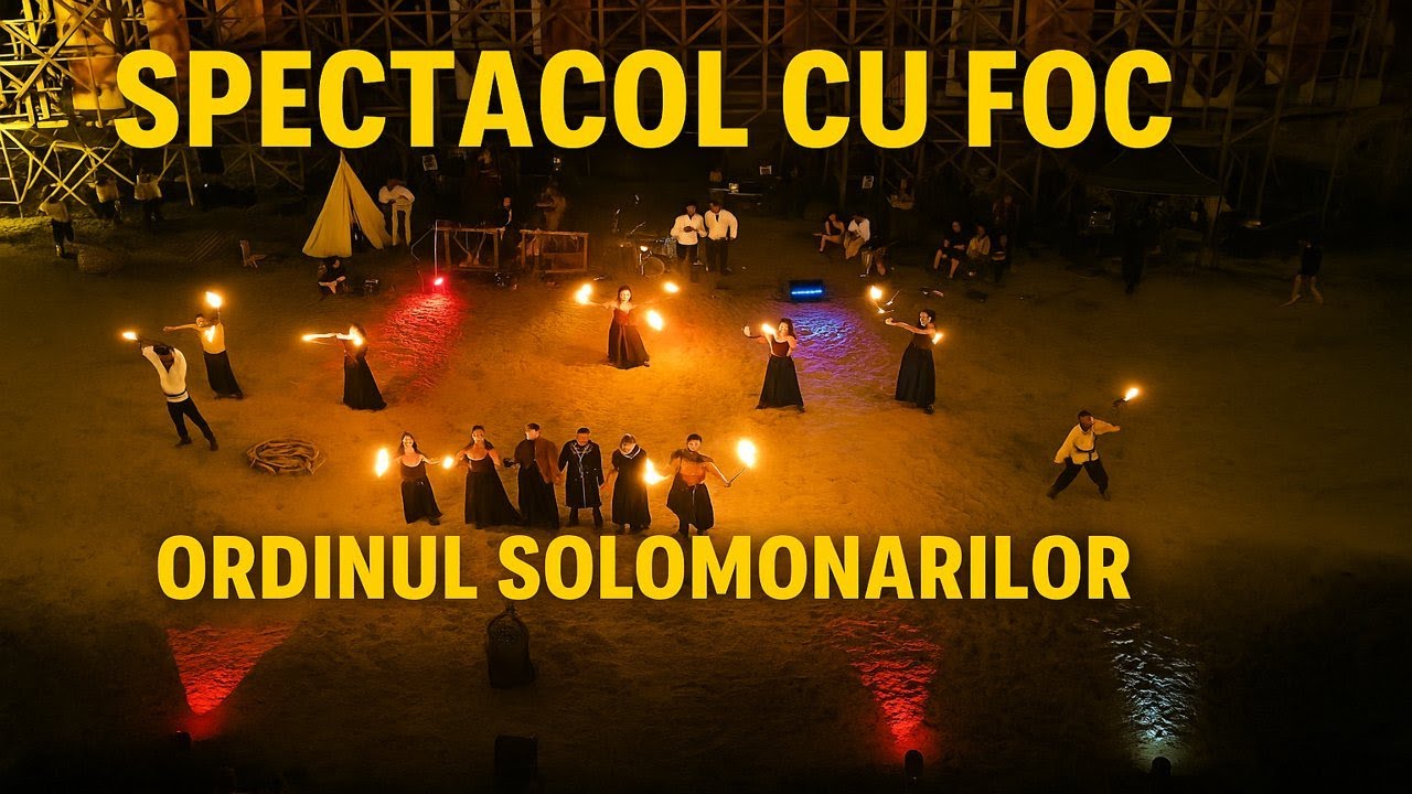 Spectacol incendiar cu Ordinul Solomonarilor &ndash; Ploaia, Suceava Medievală 2025