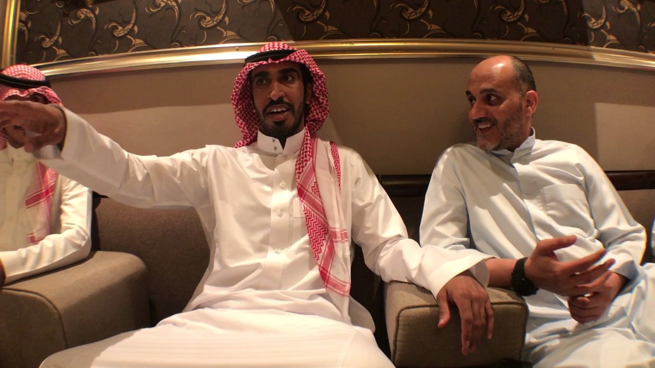 الفنان خالد البريكي و الشاعر مساعد مسعد العازمي