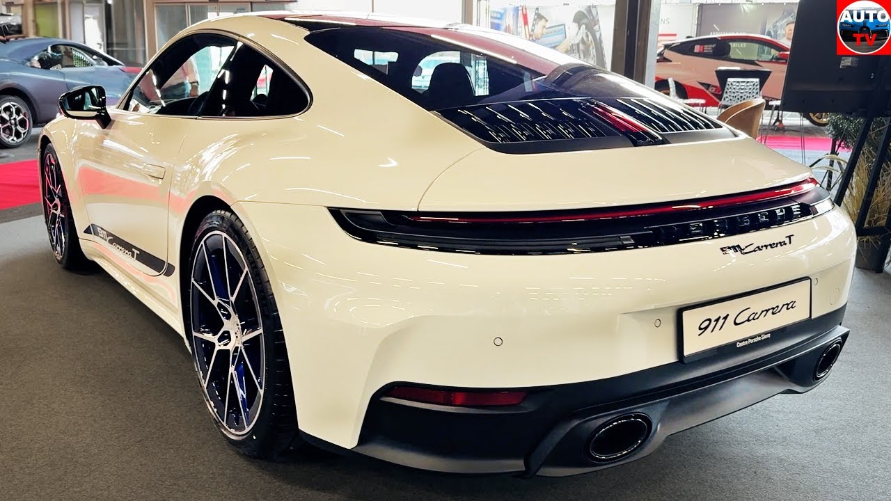 New PORSCHE 911 CARRERA T 2025 - FIRST LOOK & visual REVIEW (manual SPORTS car)