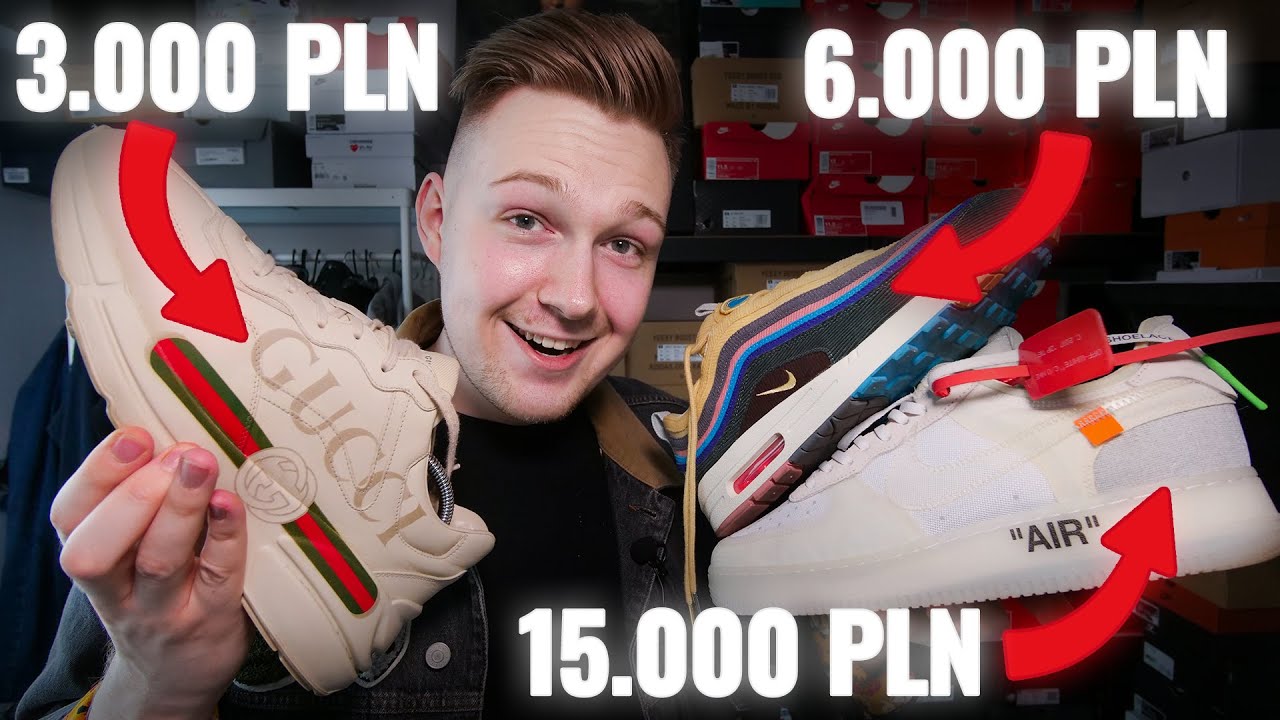 KUPIŁEM BUTY ZA 37.000 PLN! 😱 Moja rotacja na wiosnę! Nike x Travis, Off white, Yeezy, AF-1, 97-1