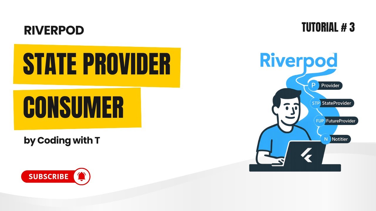 03 # State Provider Tutorial – Rebuild Widgets Efficiently - Flutter Riverpod State Management