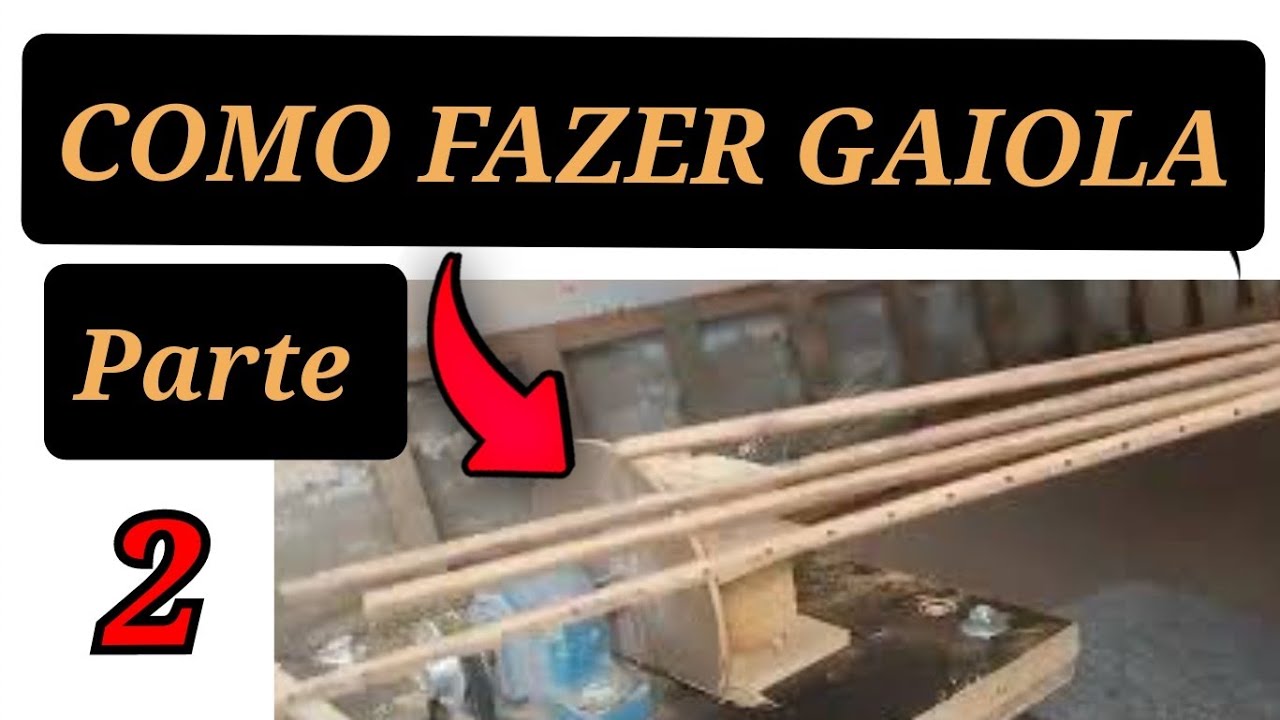 COMO FAZER GAIOLA COM MADEIRA ACHADA NO LIXO parte 2