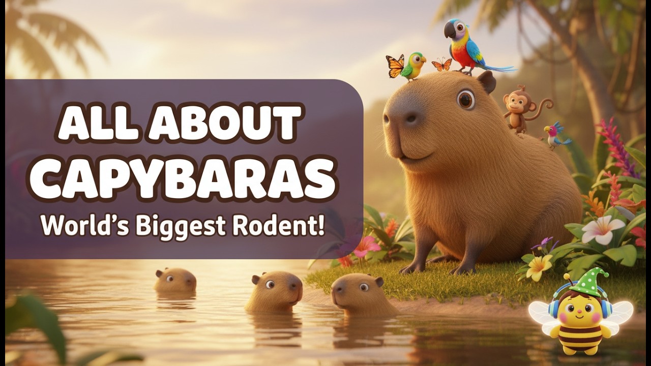 Why capybara was called a fish? | All about Capybaras #animals