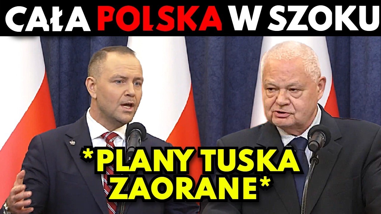 NAWROCKI I GLAPIŃSKI WYSADZILI TUSKA W POWIETRZE! BOMBA NA KONFERENCJI