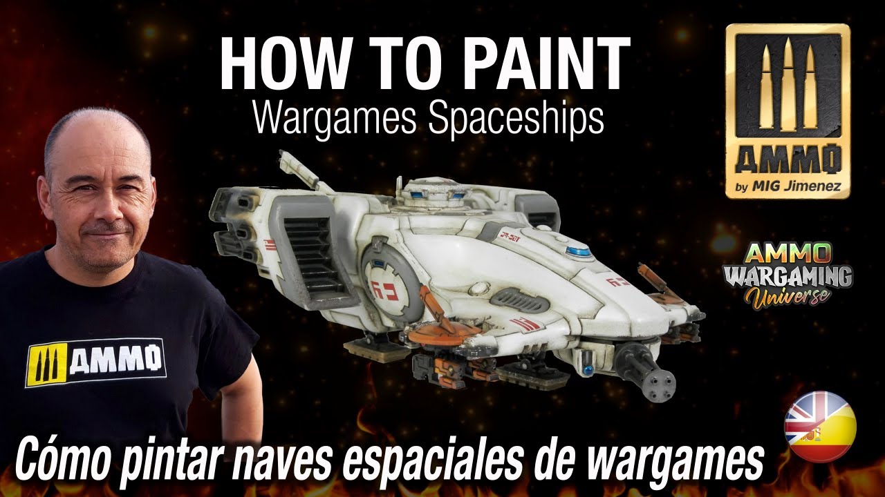 How To Paint Wargames Spaceships/Cómo pintar naves espaciales de wargames