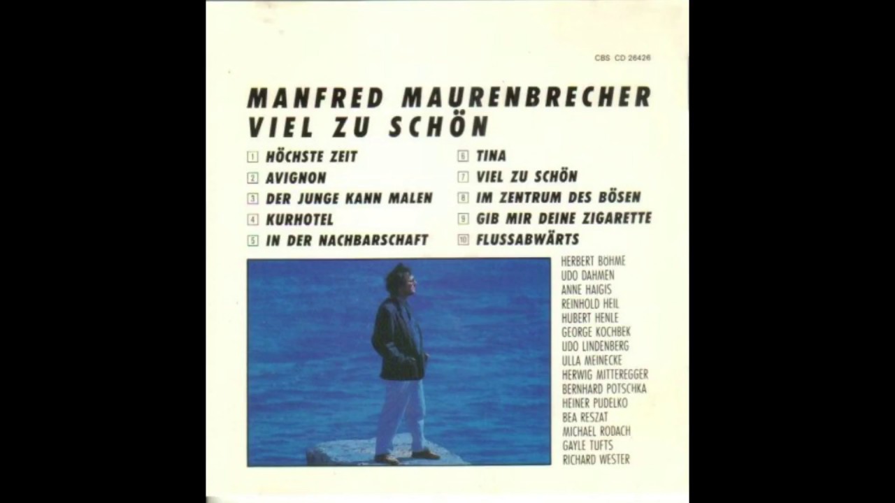 Manfred Maurenbrecher - Gib mir Deine Zigarette (GER, 1985)