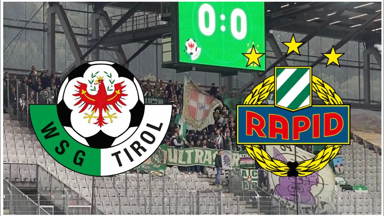 WSG Tirol - SK Rapid Wien | Auswärtssupport Ultras Rapid | 01.10.22