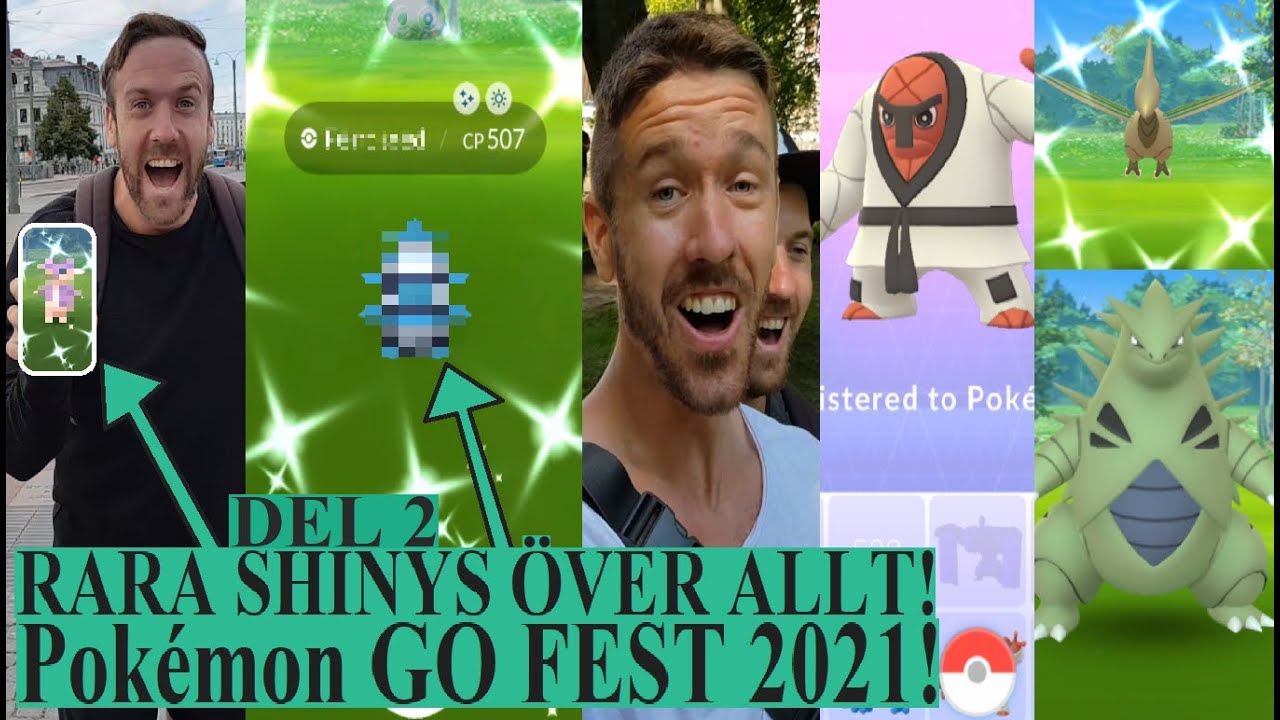 Pokémon GO på Svenska | Pokémon GO FEST 2021 DEL 2! SHINY AUDINO & THROH + MER! | Johans Pokemon GO