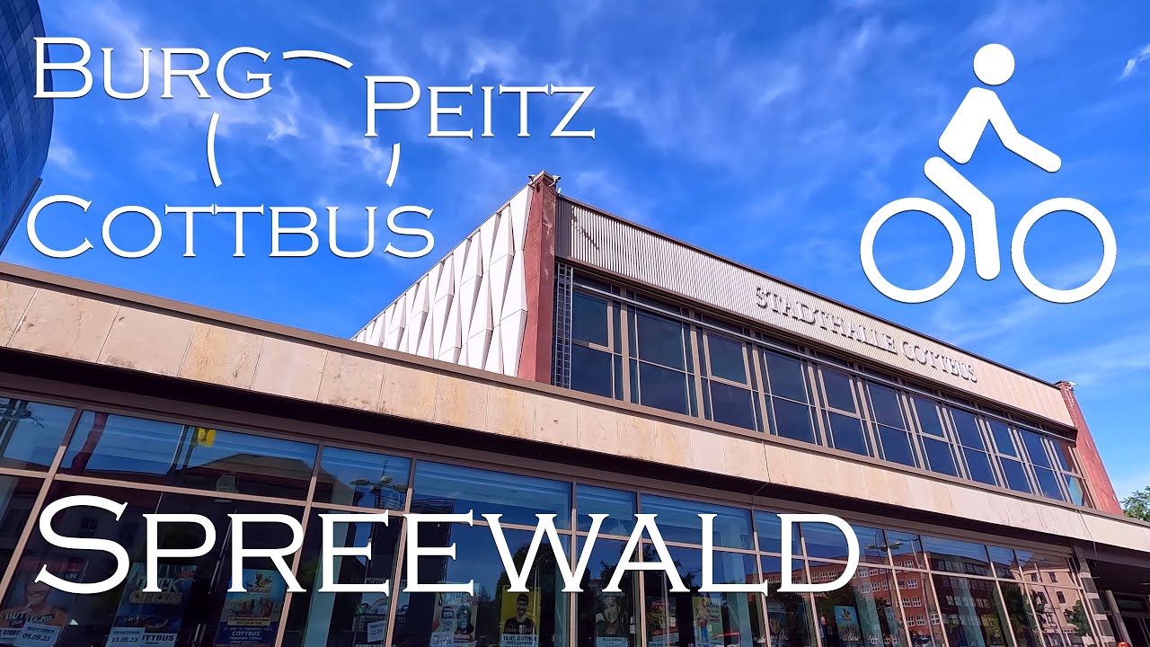 Radtour von Burg nach Cottbus | Peitzer Teiche, Kraftwerk Jänschwalde, Cottbuser Ostsee | 4K