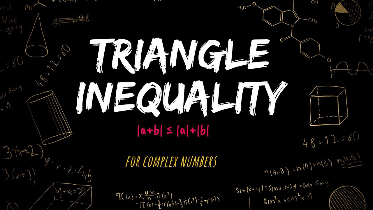 Triangle inequality proof (for complex numbers)