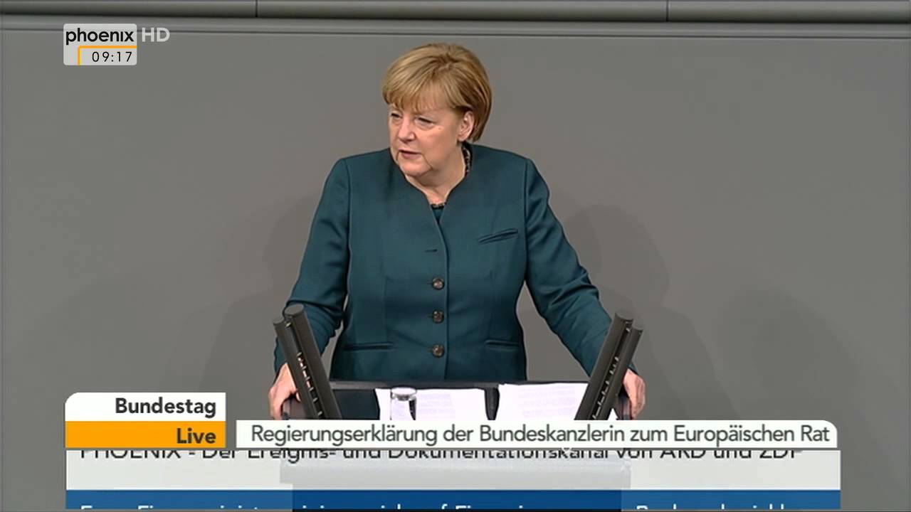 Bundestag - Regierungserklärung von Angela Merkel am 18.12.2013